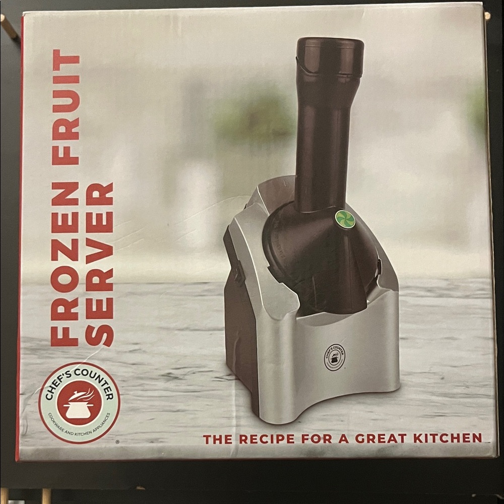 Frozen Fruit Server - Black and Silver